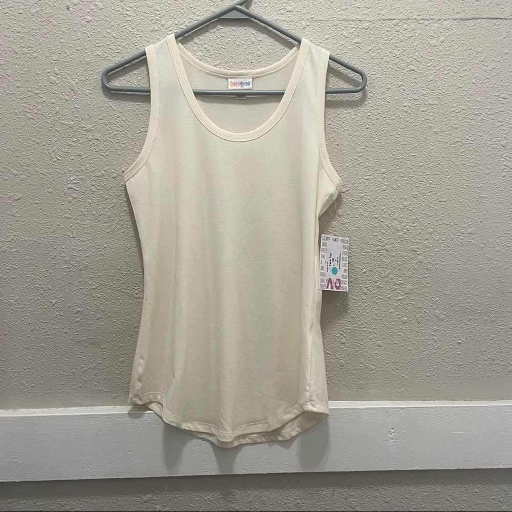 Lularoe Cream Tank Top